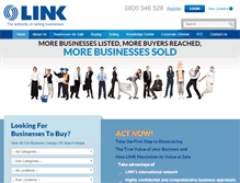 Tablet Screenshot of linkbusiness.co.nz