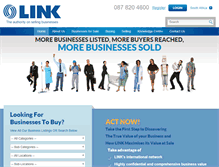 Tablet Screenshot of linkbusiness.co.za